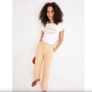 Madewell The Perfect Vintage Wide-Leg Pant in Desert Dune Size 26